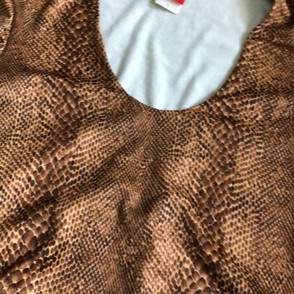 Vintage snake print top - Picture 2 of 4